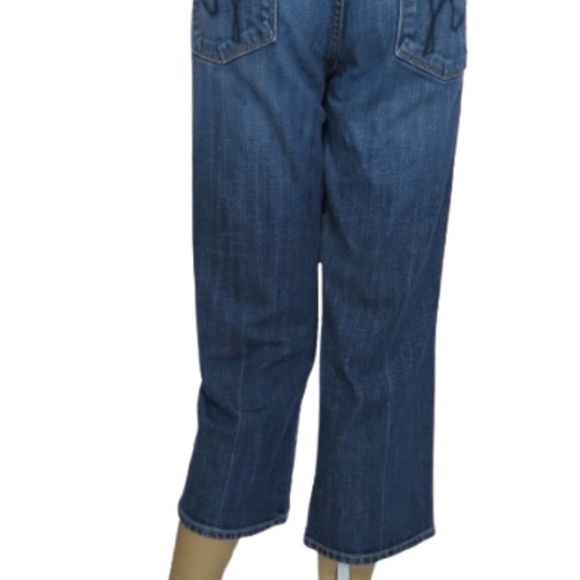 Citizens Of Humanity Cropped Blue Jeans - Picture 5 of 8